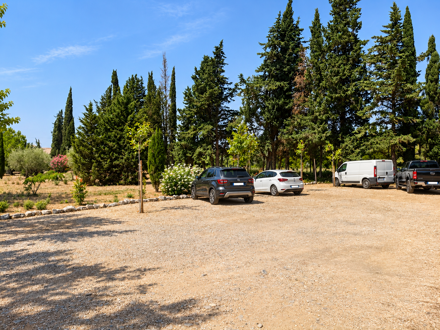 Parcheggio di L'Aur Blan a Le Somail