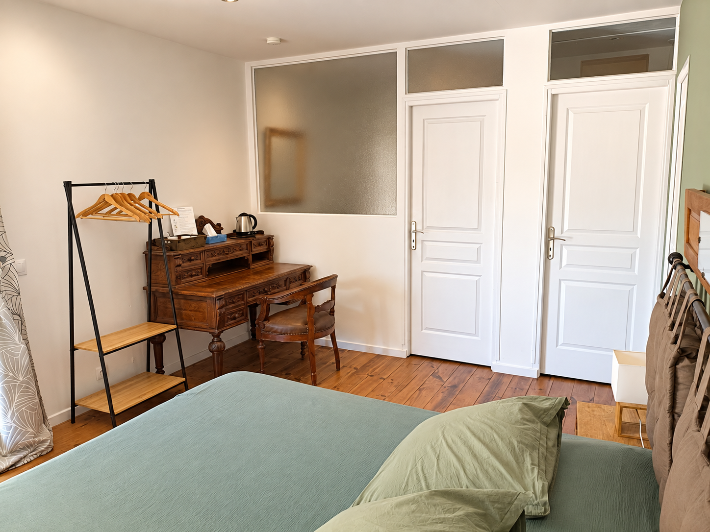 Chambre standard avec alcôve bleue